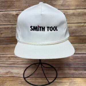 Yupoong, Smith Tool White Cap. Braided band. In pristine condition!